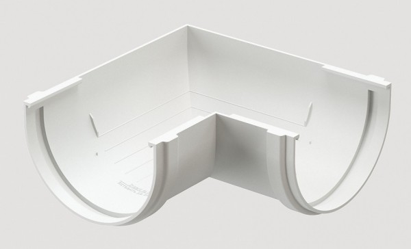 Угловой элемент 90˚ПВХ Docke STANDART пломбир купить в Москве