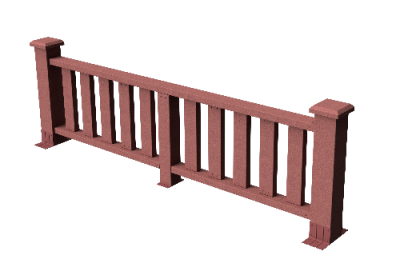 Ограждения декоративное ДПК GRINDERDECO  Эрес мербау