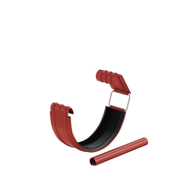 Водосток Aquasistem, система 150x100 - Соединитель желоба в комплекте RR 29 Бургундский купить в Москве