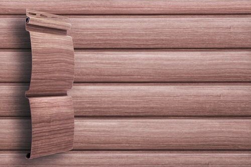 Виниловый сайдинг Grand Line Блок-хаус Tundra - Рябина купить в Москве