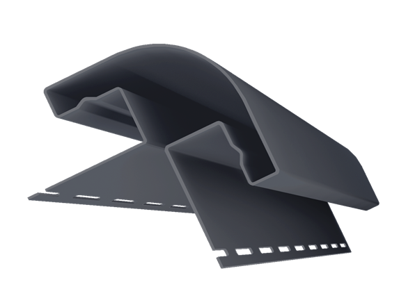 Угол наружный радиусный Графит купить в Москве