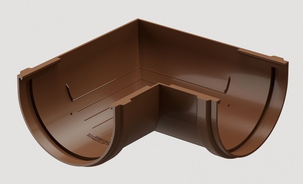 Угловой элемент 90˚ПВХ Docke STANDART Светло-коричневый купить в Москве
