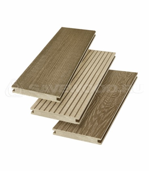 Террасная доска SW Fraxinus (R) полнотелая «SaveWood» Тик купить в Москве