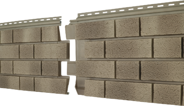 Фасадная панель Ю-пласт Стоун Хаус S-Lock Клинкер Балтик пустыня купить в Москве