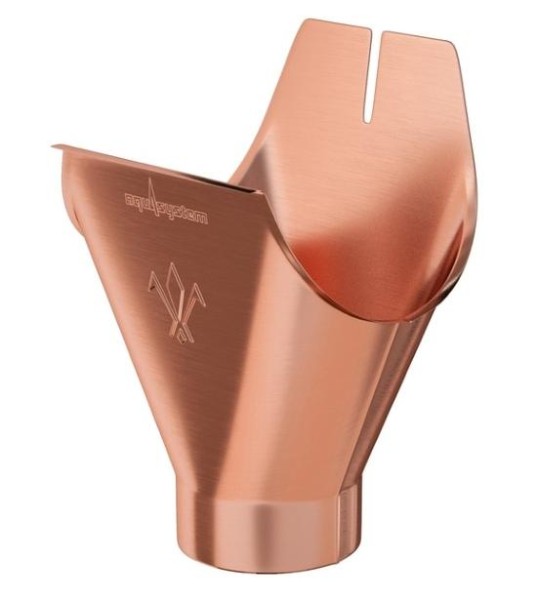 Водосток Aquasistem, система 150/100 - Воронка желоба медная купить в Москве