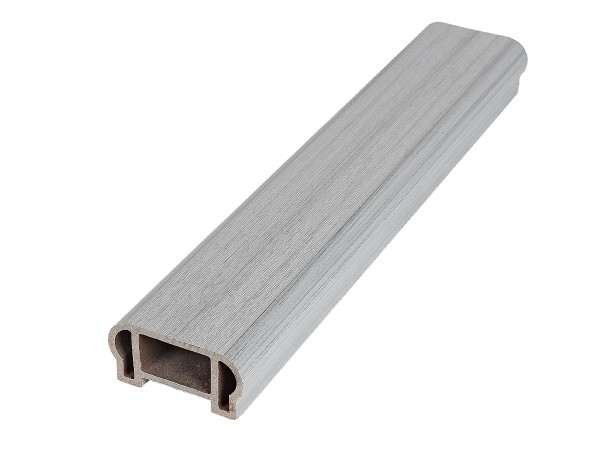 Перила верхнее фигурное Woodvex Co-Extrusion Серый купить в Москве