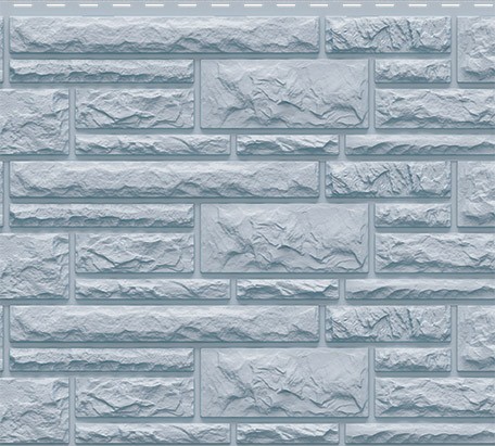 Фасадные панели «Доломит», Серо-голубой купить в Москве