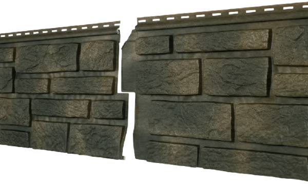 Фасадная панель Ю-пласт Стоун Хаус S-Lock Таганай таёжный купить в Москве