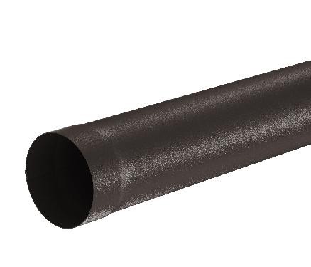 Водосток Aquasistem, Система 125x90 - Труба водосточная 3.00м RR 32 Тёмно-коричневый matt купить в Москве