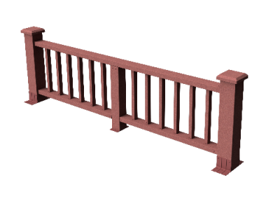 Ограждения декоративное ДПК GRINDERDECO Троя мербау