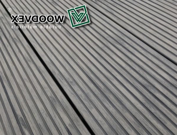 Террасная доска из ДПК WOODVEX Select Colorite Серый дым купить в Москве