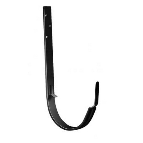 Водосток Grand Line 125x90 – Кронштейн длинный RAL 9005 купить в Москве