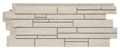 Фасадная панель Grand Line Скала Стандарт молочный