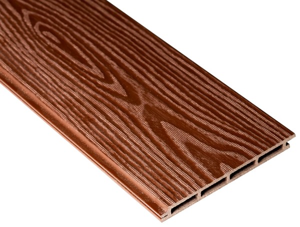 Фасадная доска из ДПК 3D Faynag - Шоколад купить в Москве