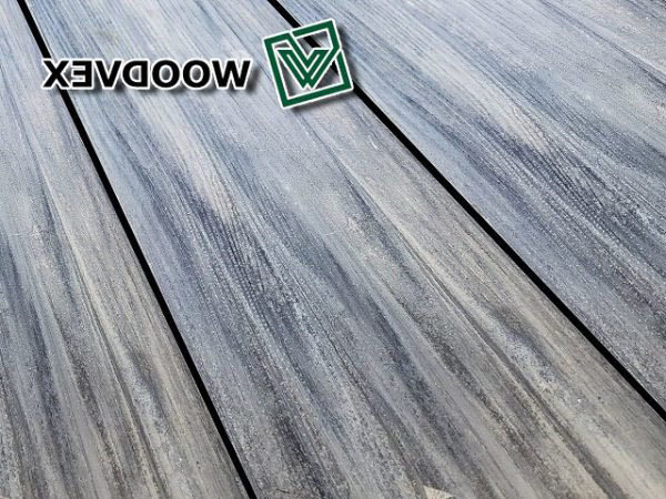 Террасная доска из ДПК WOODVEX Select Colorite Бело-серый купить в Москве