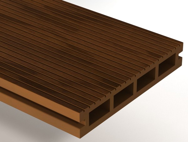 Террасная доска из ДПК WOODVEX Expert Тик купить в Москве