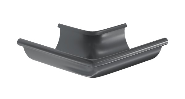 Водосток Aquasistem, система 150x100 - Угол желоба, наружный 90° RR 23 Маренго купить в Москве