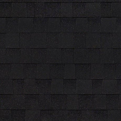 Двухслойная ламинированная черепица Shinglas, серия Фазенда – Чёрный купить в Москве