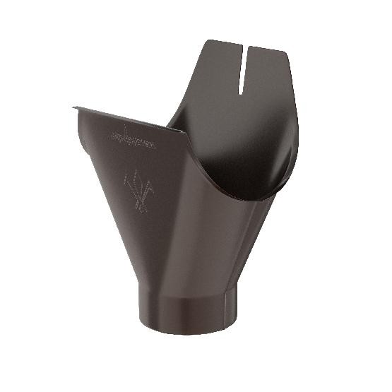 Водосток Aquasistem, система 150/100 - Воронка желоба RR 32 Тёмно Коричневый купить в Москве
