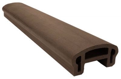 Перила вехнее фигурное Woodvex Select Темно - Коричневый купить в Москве