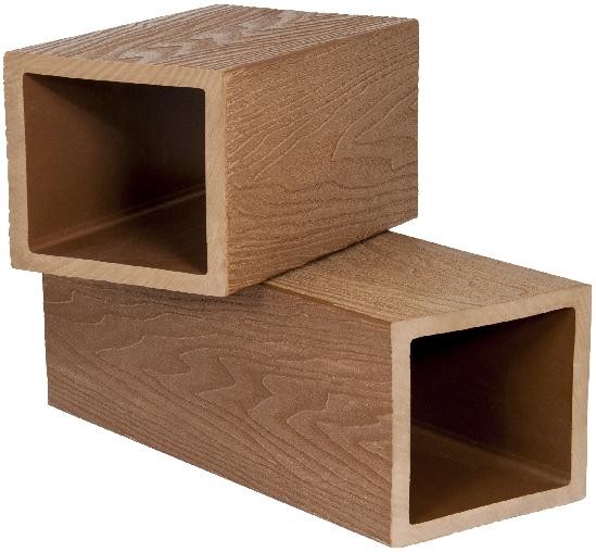 Столб опорный Polivan SINGARAJA 3D фактура дерева, песочный купить в Москве