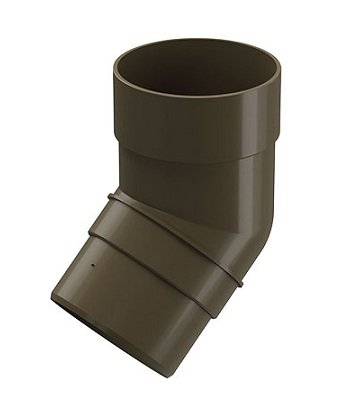 Колено 45˚ Docke Premium ПВХ - Каштан купить в Москве