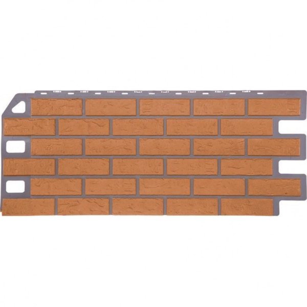 Фасадная панель FineBer, Кирпич, Бежевый купить в Москве