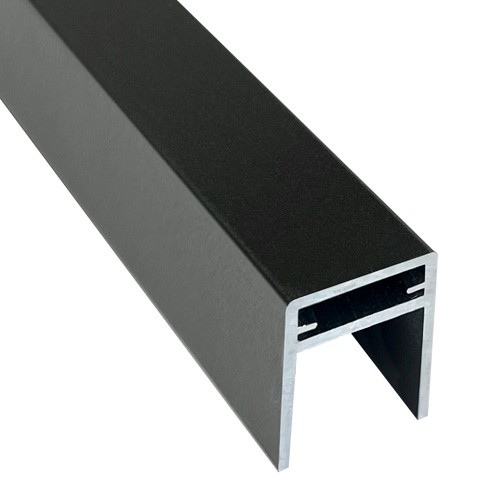 П-профиль Алюминиевый EasyDecking 35x25 Черное дерево купить в Москве