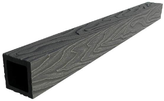 Балясина ДПК 3D GardenParkett фактура дерева Графит купить в Москве