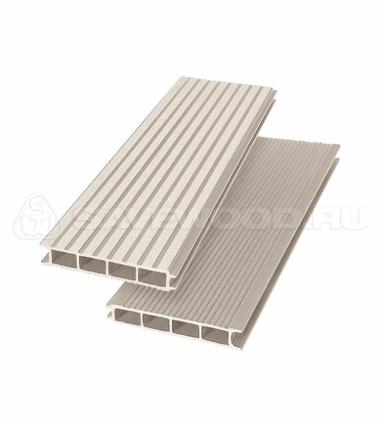 Террасная доска из ДПК SW Ulmus «SaveWood» бежевый купить в Москве