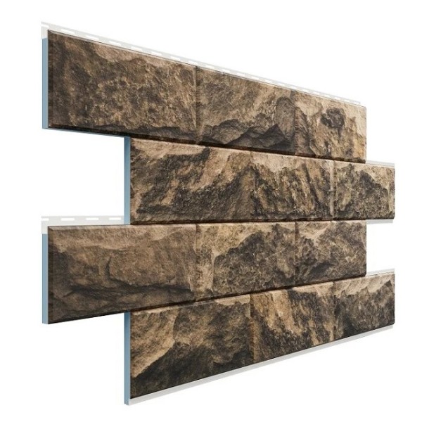 Фасадная термопанель Доломит Дагестанский камень Радонит купить в Москве