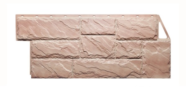 Фасайдинг Серия «Камень крупный» Терракотовый купить в Москве