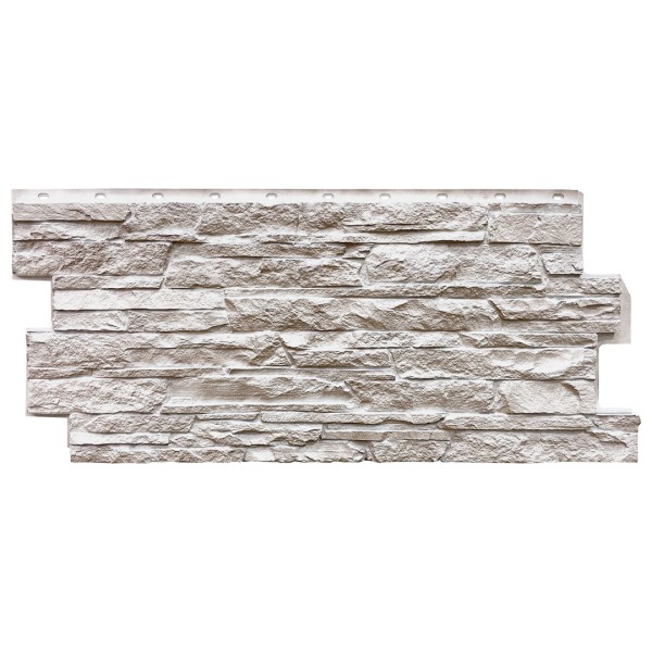 Фасадная панель FineBer, Скала, Мелованный белый купить в Москве