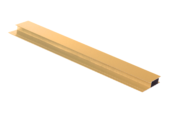 Профиль стыковочный, алюминиевый, бежевы купить в Москве