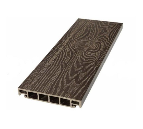 Террасная доска из ДПК SW Salix (T) 2D тёмно-коричневый купить в Москве
