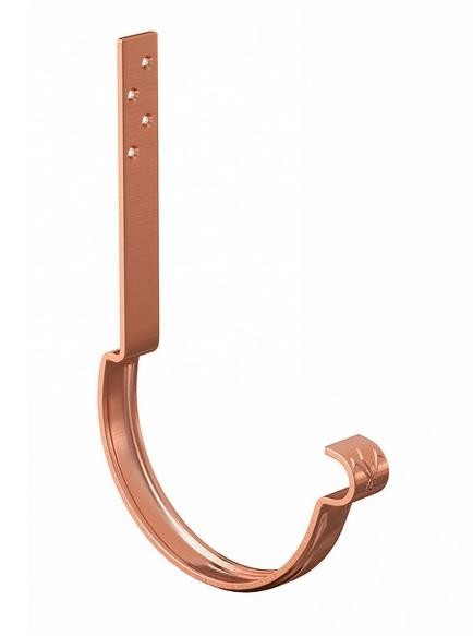 Водосток Aquasistem, система 125x90 - Крюк крепления длинный медный d125мм купить в Москве