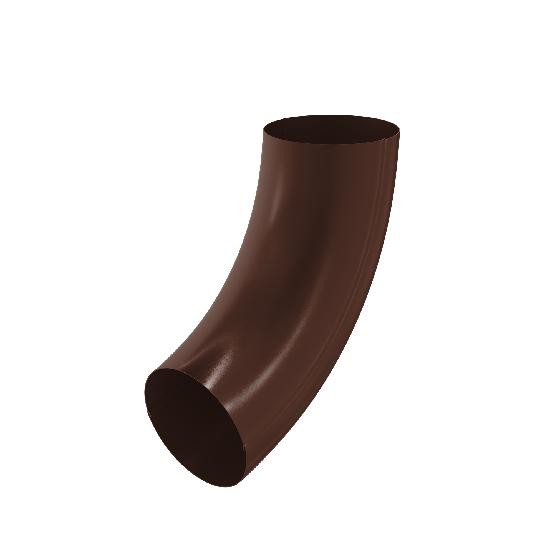 Водосток Aquasistem, система 125x90 - Колено трубы RAL 8017 Коричневый купить в Москве