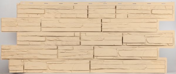 Фасадная панель T-Сайдинг-Альпийская сказка Желтый купить в Москве