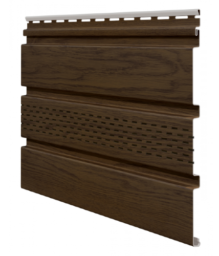 Софит ламинированный VOX NATURE с центральной перфорацией, Орех купить в Москве