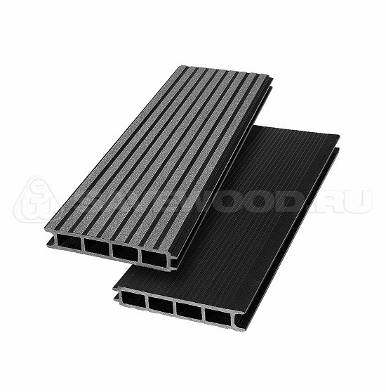 Террасная доска из ДПК SW Ulmus «SaveWood» черный купить в Москве