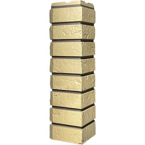 Угол наружный ДАЧНЫЙ Серия Баварский кирпич Песочный купить в Москве