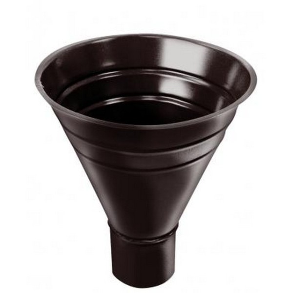 Водосток Grand Line 125x90 – Воронка водосборная RAL 8017 купить в Москве