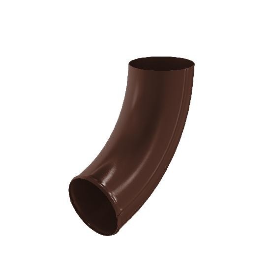 Водосток Aquasistem, система 125x90 - Отвод трубы RAL 8017 Коричневый купить в Москве