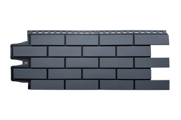 ФП Grand Line клинкерный кирпич ПРЕМИУМ Графит (шов RAL 9005) купить в Москве