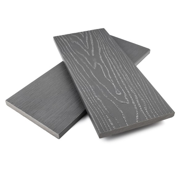 Заборная доска ДПК NanoWood Nature 3D полнотелая Серый купить в Москве