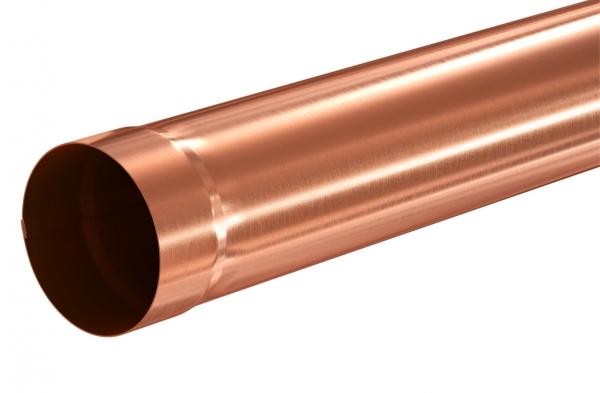 Водосток Aquasistem, система 150/100 - Соединительная труба 1 метр медная купить в Москве