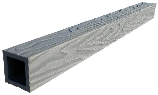 Балясина ДПК 3D GardenParkett фактура дерева Серый купить в Москве