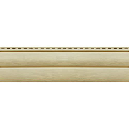 Виниловый сайдинг ю-пласт - серия "блок-хаус" (под бревно), кремовый купить в Москве