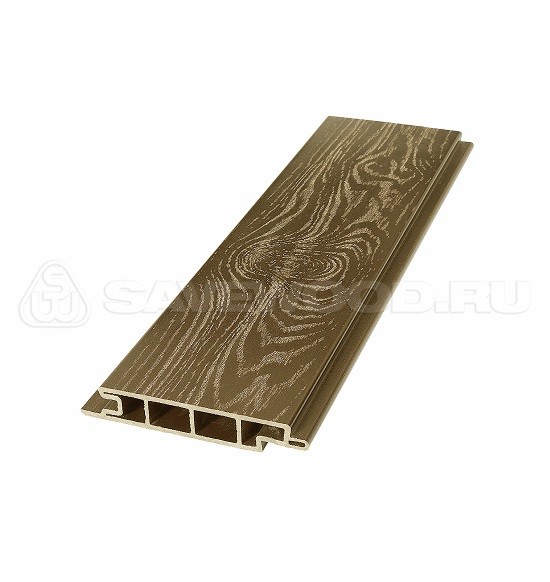 Террасная доска из ДПК SW Padus тангенциальный распил «SaveWood» тик купить в Москве