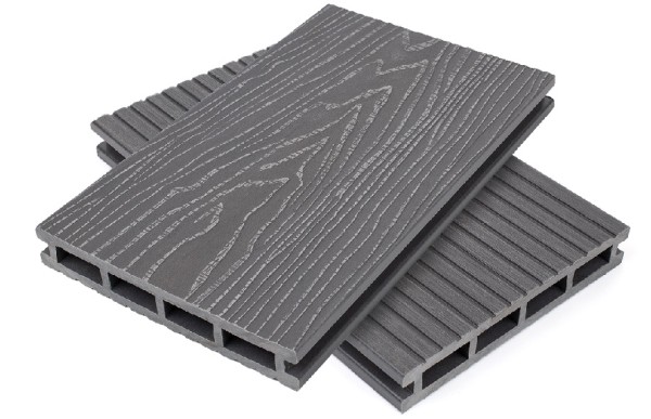 Террасная доская ДПК NanoWood Nature 3D пустотелая Серый купить в Москве